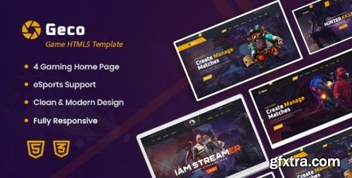 ThemeForest - Geco v1.0 - eSports Gaming HTML5 Template - 26217041