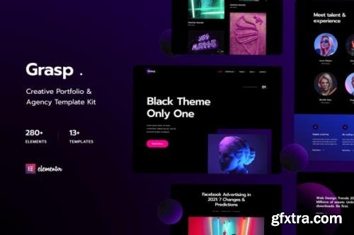 ThemeForest - Grasp v1.0.1 - Creative Portfolio & Agency Elementor Template Kit - 30911976