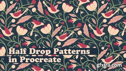 Half Drop Patterns in Procreate: Complex Elements and Custom Actions