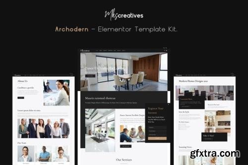 ThemeForest - Archodern v1.0.0 - Interior & Architecture Elementor Template Kit - 30781513