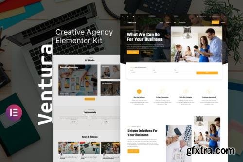 ThemeForest - Ventura v1.0.0 - Creative Agency Elementor Template Kit