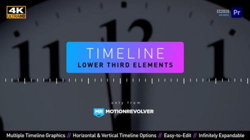 Videohive - Timeline Lower Third Elements | MOGRT for Premiere Pro