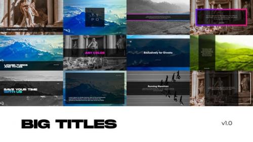 Videohive - Big Titles for Premiere Pro