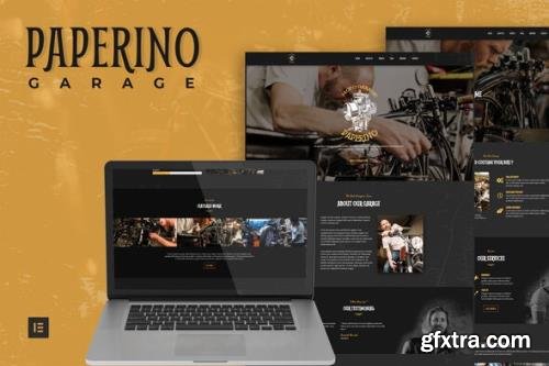 ThemeForest - Paperino Garage v1.0.1 - Mechanic Elementor Template Kit - 31018844