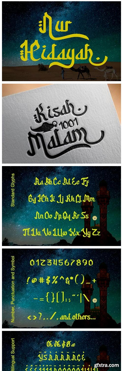 Nur Hidayah Font