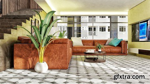 Udemy - Realistic Interior creationrender with blender from scratch (Updated)