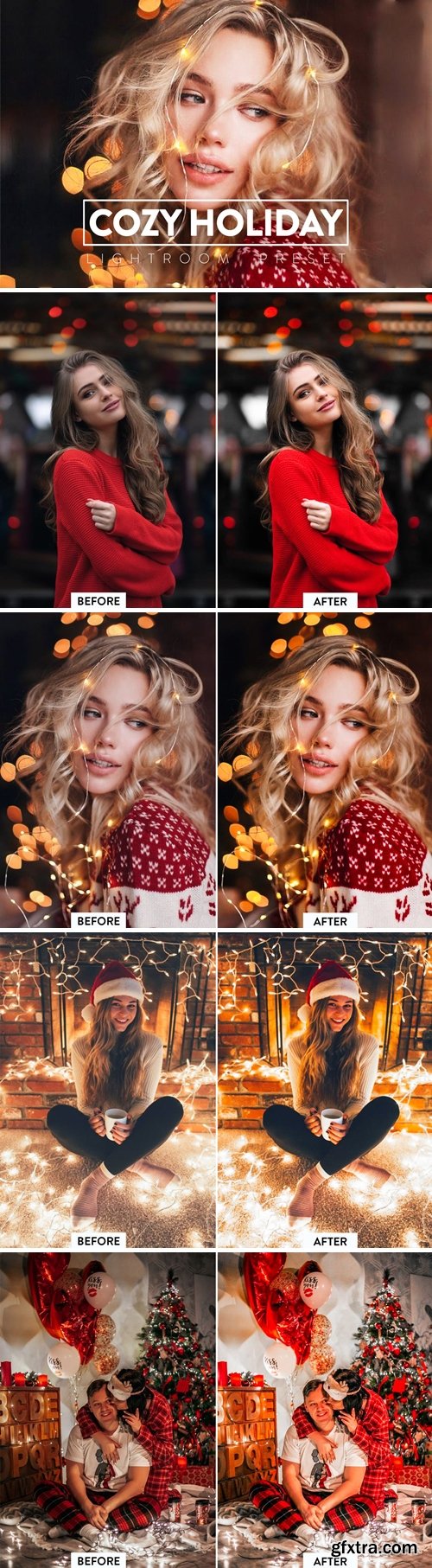 10 Cozy Holiday Lightroom Preset