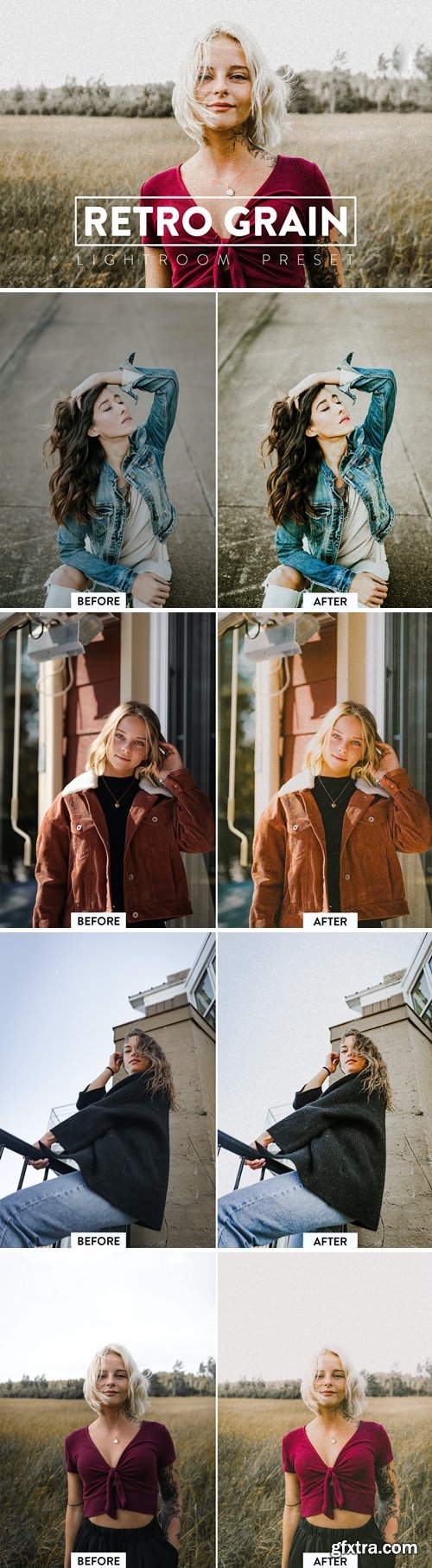 10 Retro Grain Lightroom Preset