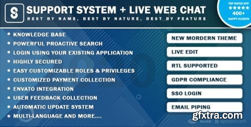 CodeCanyon - Best Support System-Live Web Chat & Client Support Desk & Support Ticket Help Centre v3.0.6 - 21357317 - NULLED