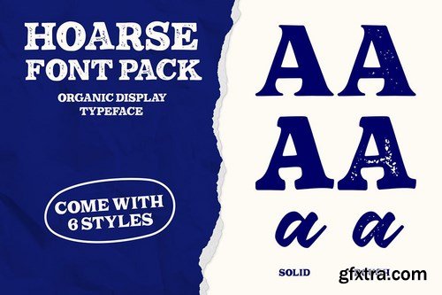 HOARSE Font Pack