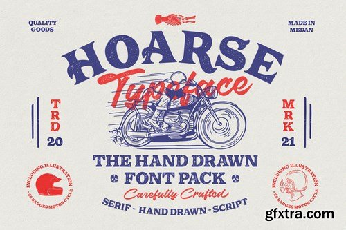 HOARSE Font Pack