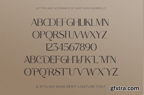 Northern Worssley - Ligature Sans