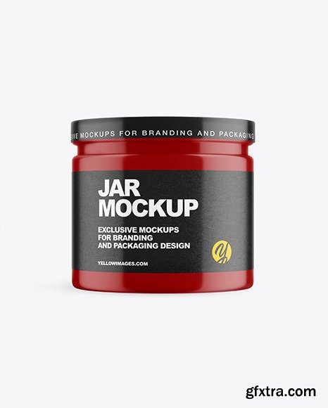 Glossy Jar Mockup 76258