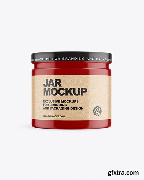 Glossy Jar Mockup 76258