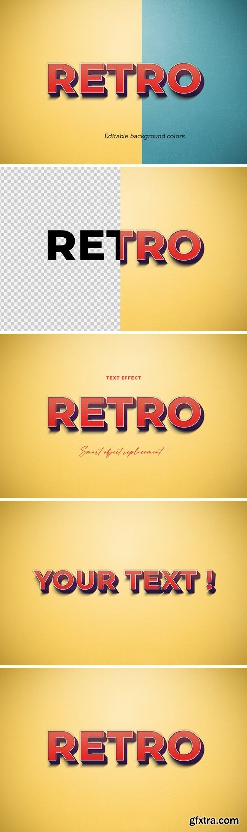 Retro Text Effect