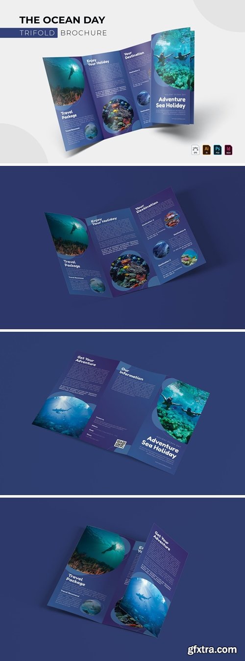 Ocean Day | Trifold Brochure