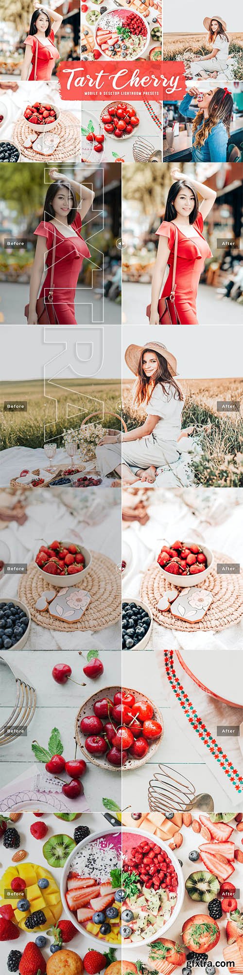 Tart Cherry Mobile & Desktop Lightroom Presets