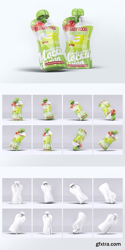 Baby Food Spout Pouch Mock-Up