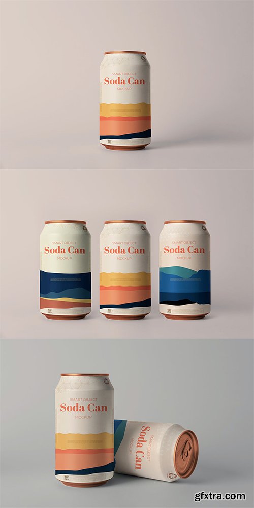 Soda Can Mockup