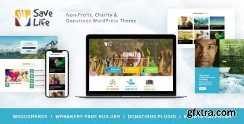 ThemeForest - Save Life v1.2.3 - Non-Profit, Charity & Donations WordPress Theme - 19561594