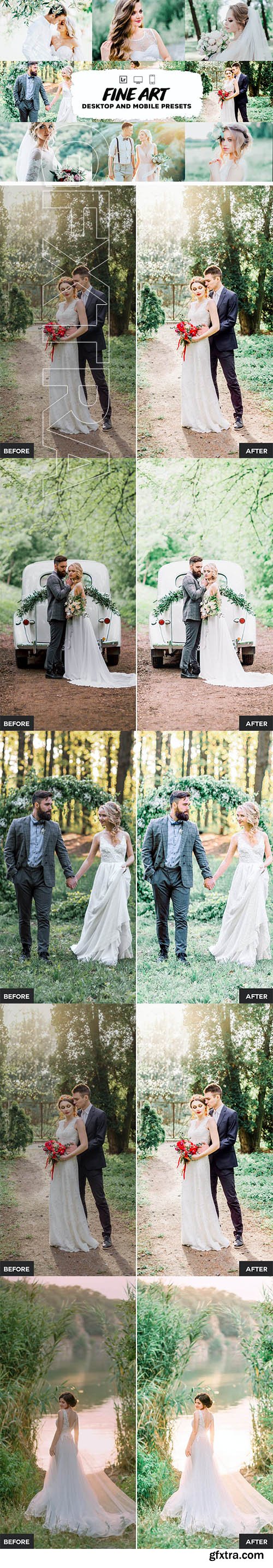 Fine art wedding lightroom presets