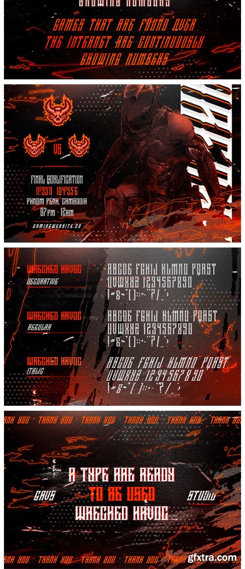 Wrecked Havoc Font