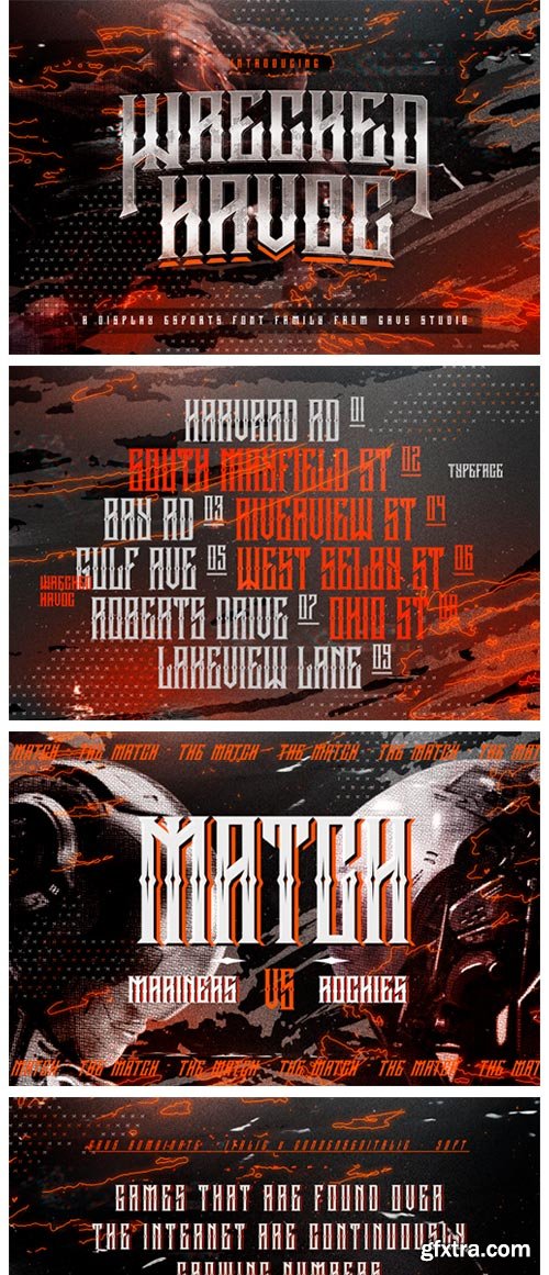 Wrecked Havoc Font