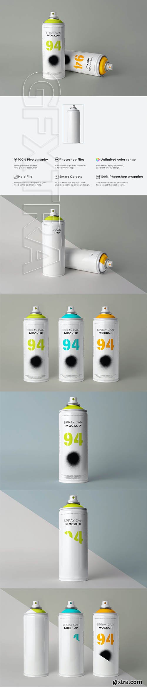 Aerosol Can Mockup