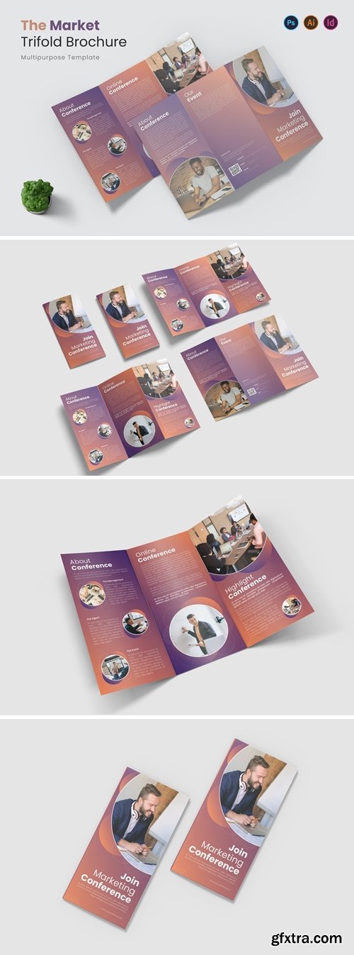 Market Conference Trifold Brochure