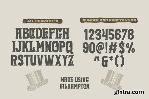 Gilhampton - Organic Typeface