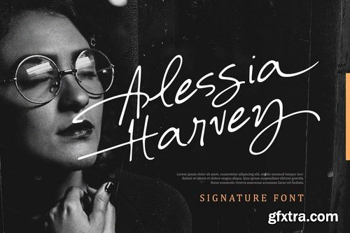 Alessia Harvey - Signature Font