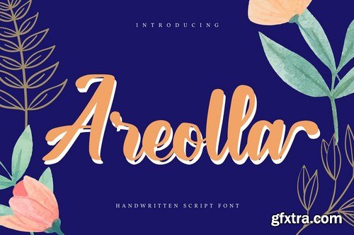 Areolla Handwritten Script Font