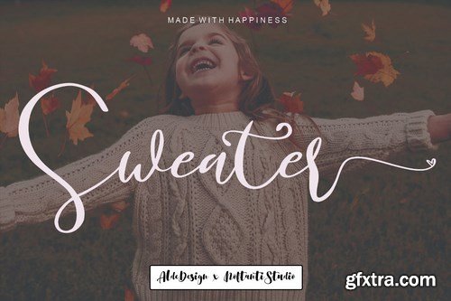 Sweater Wedding Font