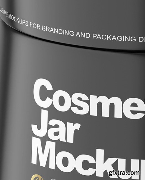 Plastic Cosmetic Jar Mockup 76440