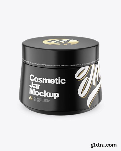 Plastic Cosmetic Jar Mockup 76440