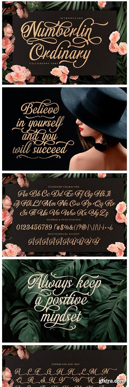 Numberlin Ordinary Font