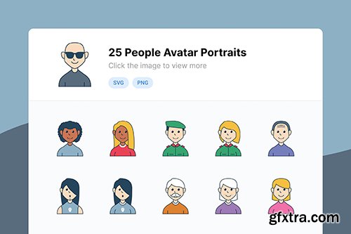 People Diversity Avatar Icons 