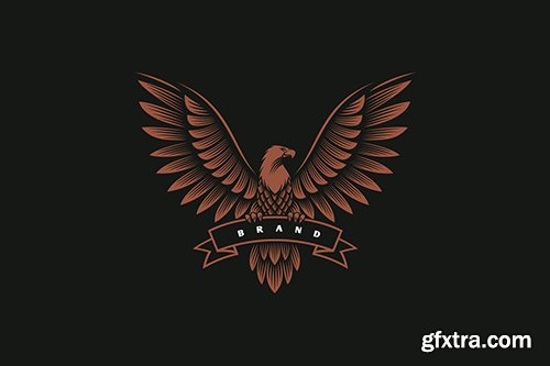 Eagle Emblem Logo Design 