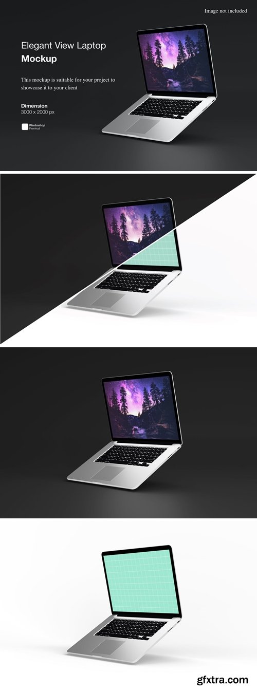 Elegant View Laptop Mockup