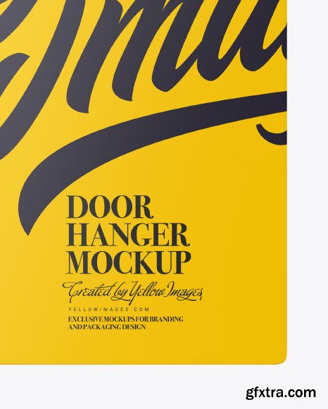 Door Hanger Mockup 76521