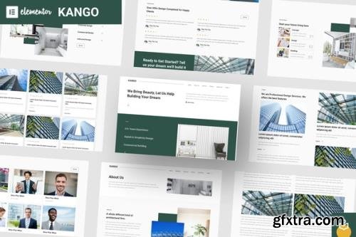 ThemeForest - Kango v1.0.0 - Architecture Elementor Template Kits - 30898589