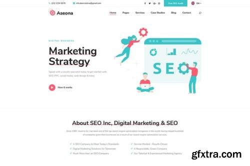 ThemeForest - Aseona v1.0.1 - SEO Digital Marketing Elementor Template Kit - 30856395