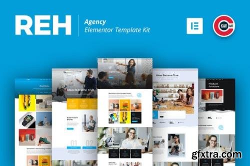 ThemeForest - Reh v1.0.0 - Agency Elementor Template Kit - 31033601