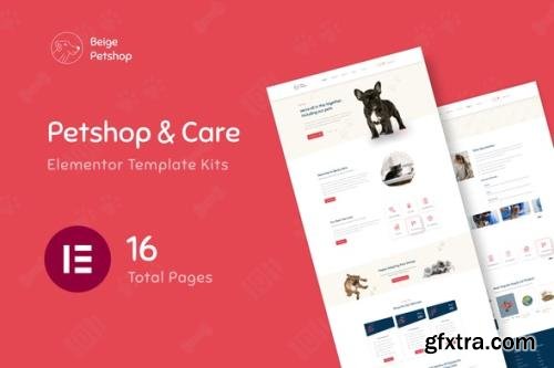 ThemeForest - Beige v1.0.0 - Pet Shop Woocommerce Elementor Template Kits - 31002114