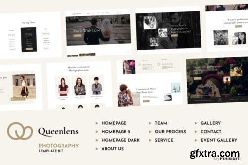 ThemeForest - Queenlens v1.0.3 - Photography & Event Elementor Template Kit - 30781335