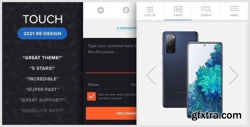 ThemeForest - TOUCH v2.0 - A Lighter-than-air WordPress Mobile Theme - 4663919