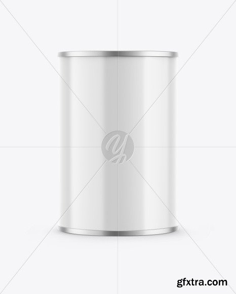 Tin Can w/ Glossy Finish Mockup 76522