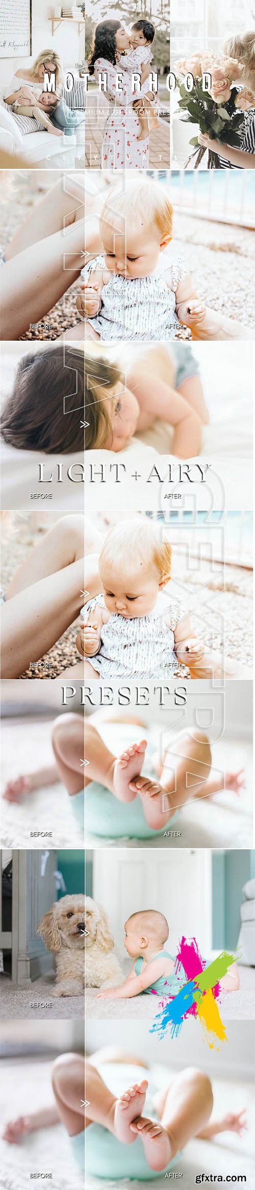 CreativeMarket - 10 Soft Airy Pastel Baby Presets 5054437