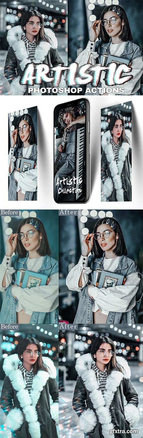 Artistic Collection Metal Photoshop Actions