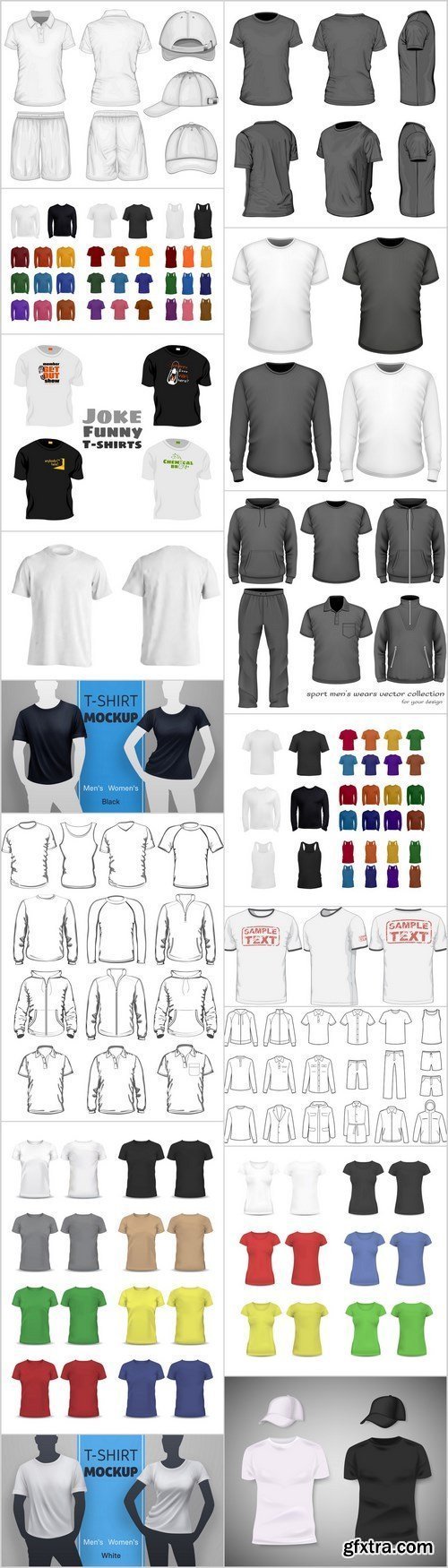 T-Shirts & Clothes Design - 16xEPS Vector Stock